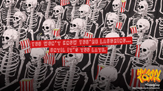 Poster B - You won't know you're laughing until it's too late.